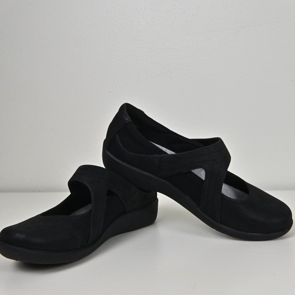 Clarks Cloudsteppers Sillian Bella Synthetic Nubuck Comfort Mary Janes US6.5 UK4 - Picture 11 of 16